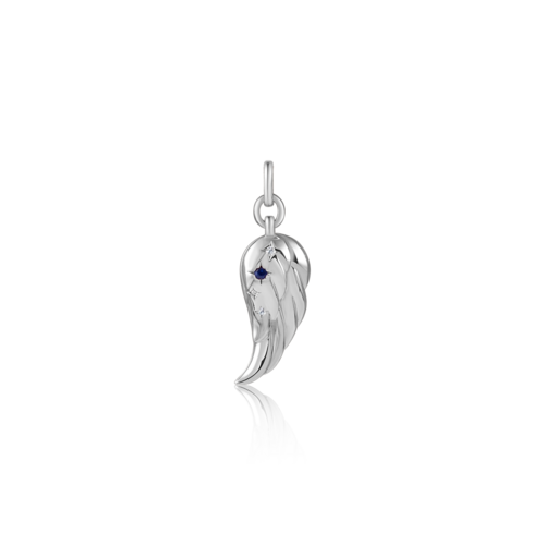 Silver Angel Wing Charm