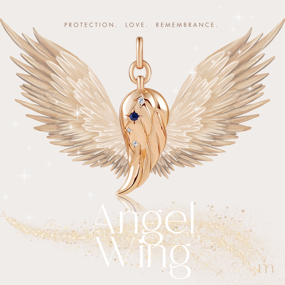 Gold Angel Wing Necklace