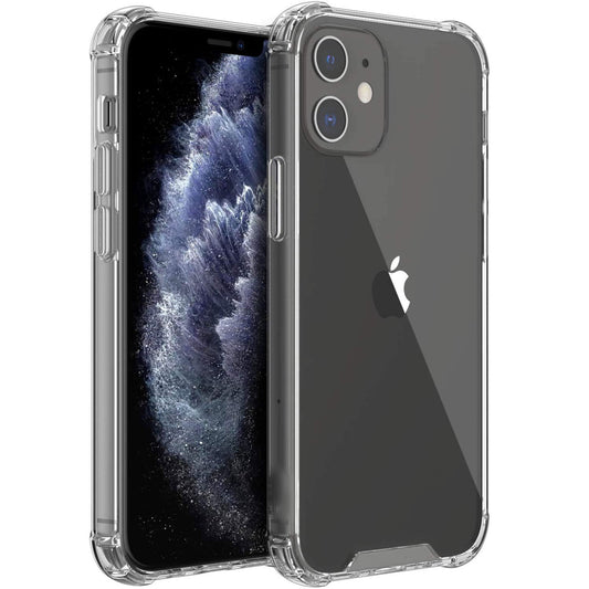 Transparent Crystal Clear Case with Bumper Edge Protection for iPhone