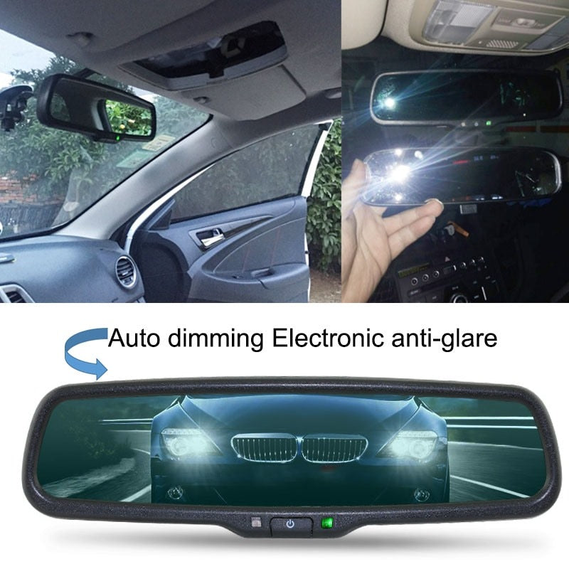 Auto Dimming Rearview Mirror Back Up Mirror For Toyota Honda Vw