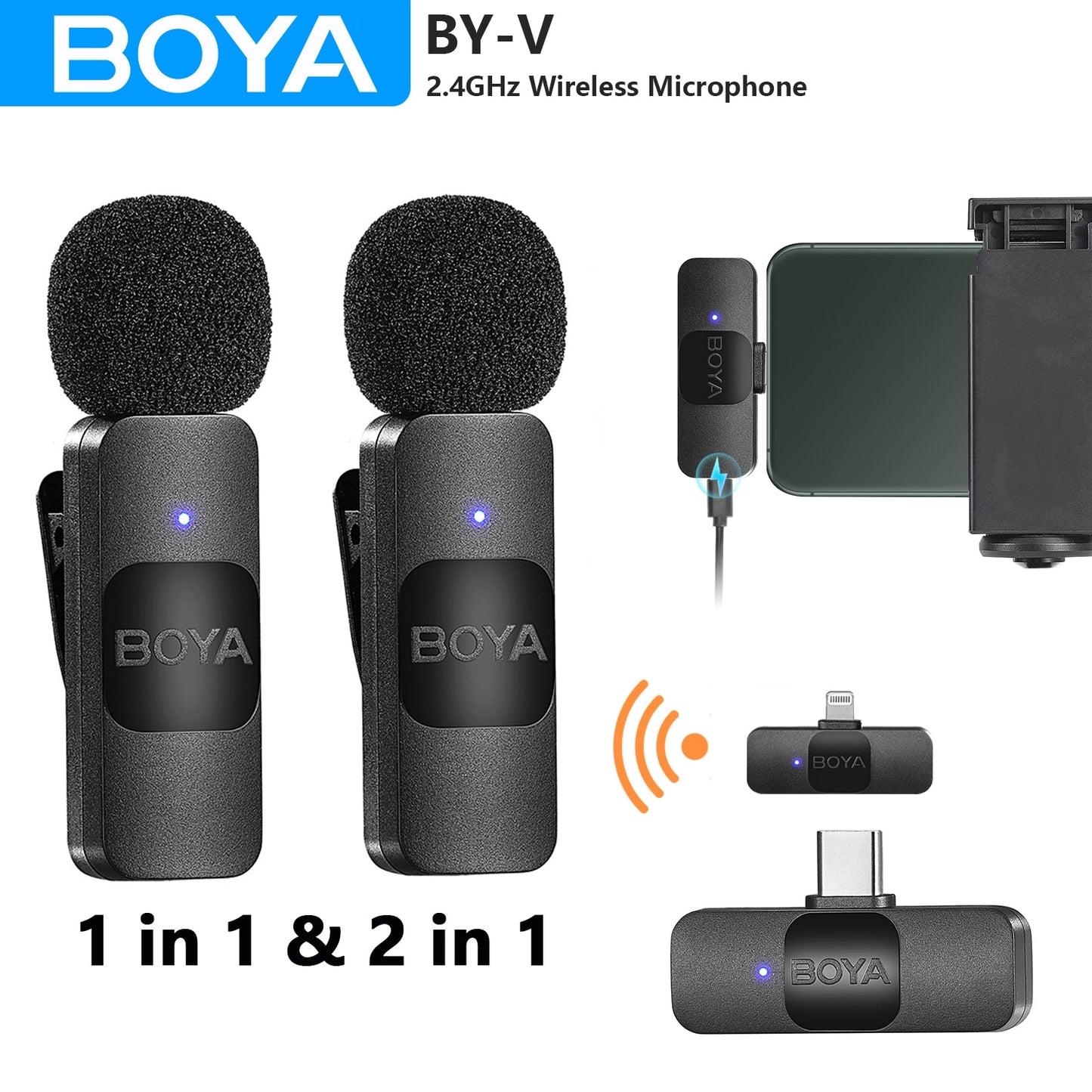 Wireless Microphone|lapel microphone|Boya Microphone on Aliexpress