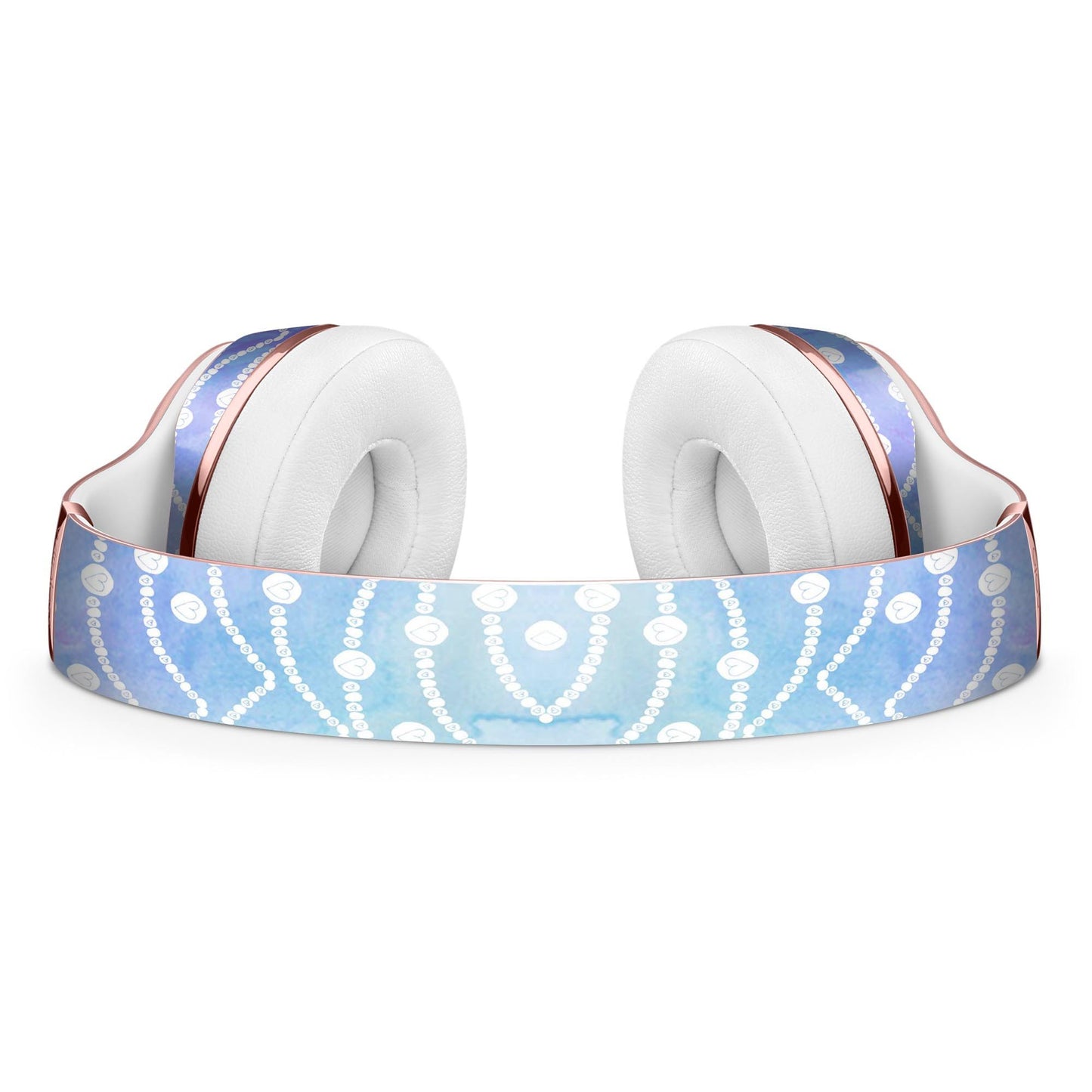 Blue and Purple Watercolor Waves Full-Body Skin Kit for the Beats by