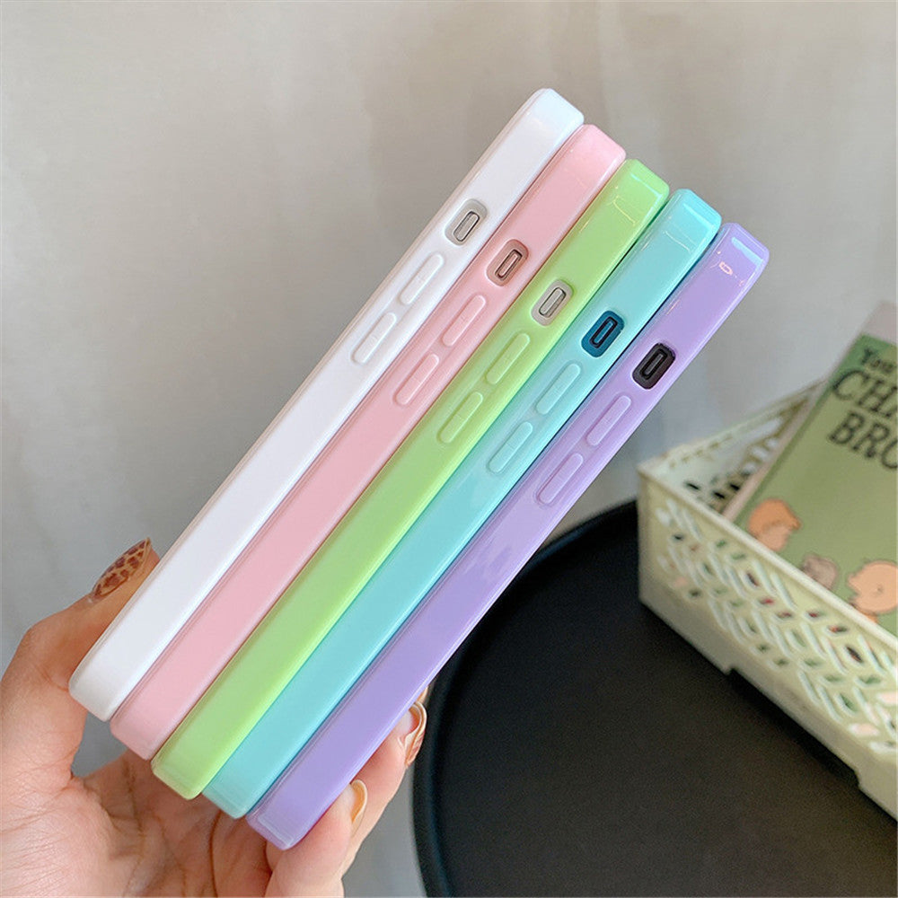 Candy Shockproof Silicone Bumper Phone Case For Iphone 11 12 13 Pro