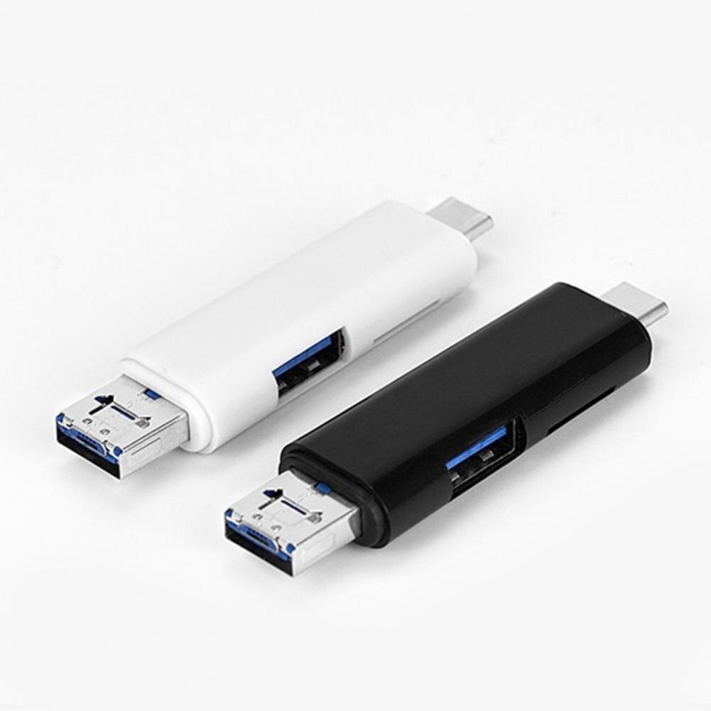 Card Reader 5 In 1 USB 3.0 Type C TF Card Reader Micro USB3.0 Type