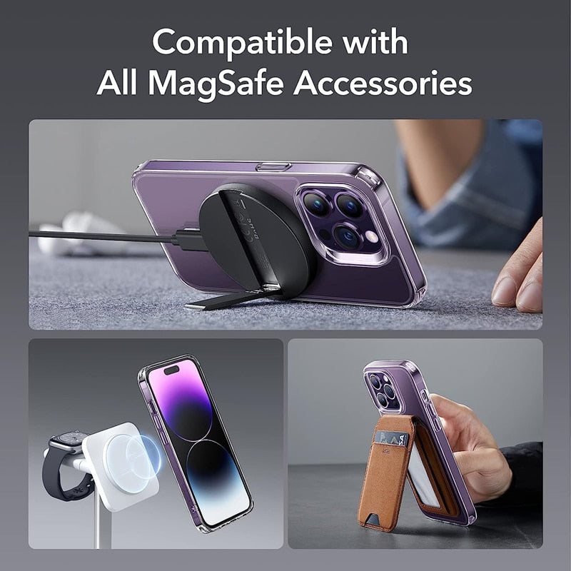 Clear Original Case For Magsafe For Iphone 15 14 13 12 11 Pro Xs Max