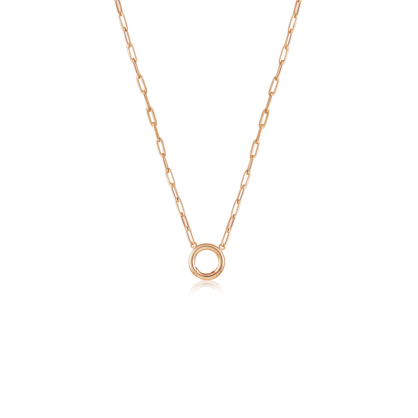 Gold Charm Carrier Necklace Chain