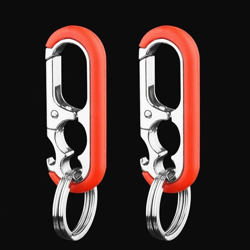 Creative Car Keychain Portable Multi function Wine Bottle Can Opener