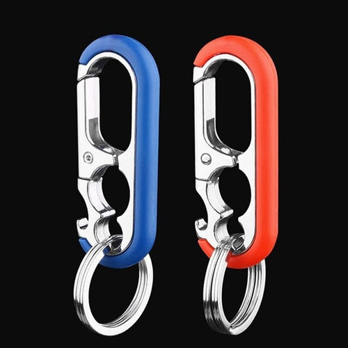 Creative Car Keychain Portable Multi function Wine Bottle Can Opener