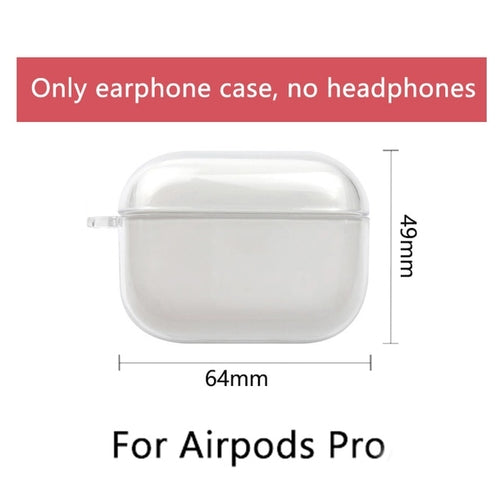 Airpods Pro 2 Case Transparent Silicone | Apple Cover 2 Transparent