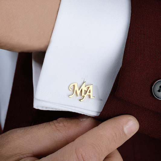 Personalized Cufflinks Men | Custom Name Cufflinks Mens - Custom