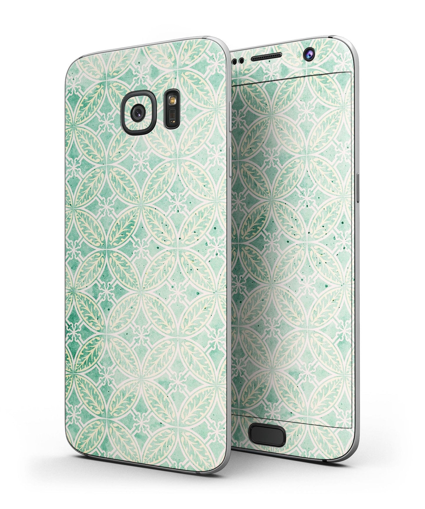 Faded Blue and Green Overlapping CIrcles - Full Body Skin-Kit for the