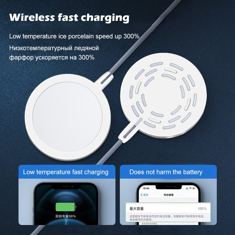 For Apple Original Magnetic Wireless Charger For Iphone 14 13 12 11