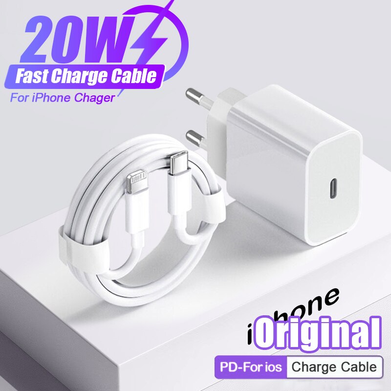 For Apple PD 20W Original Charger For iPhone 14 13 12 11 Pro Max Mini