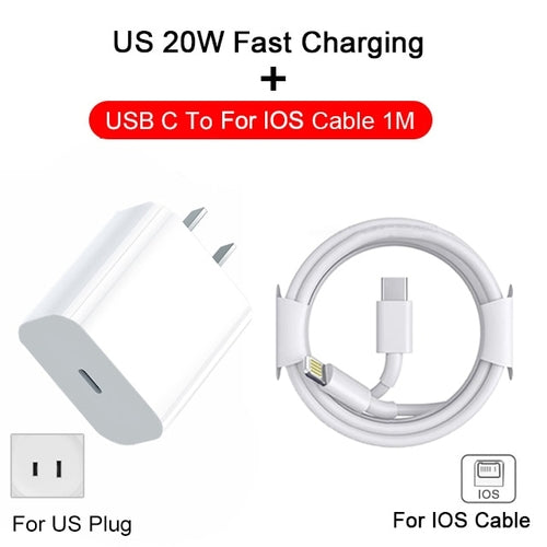 For Apple PD 20W Original Charger For iPhone 14 13 12 11 Pro Max Mini