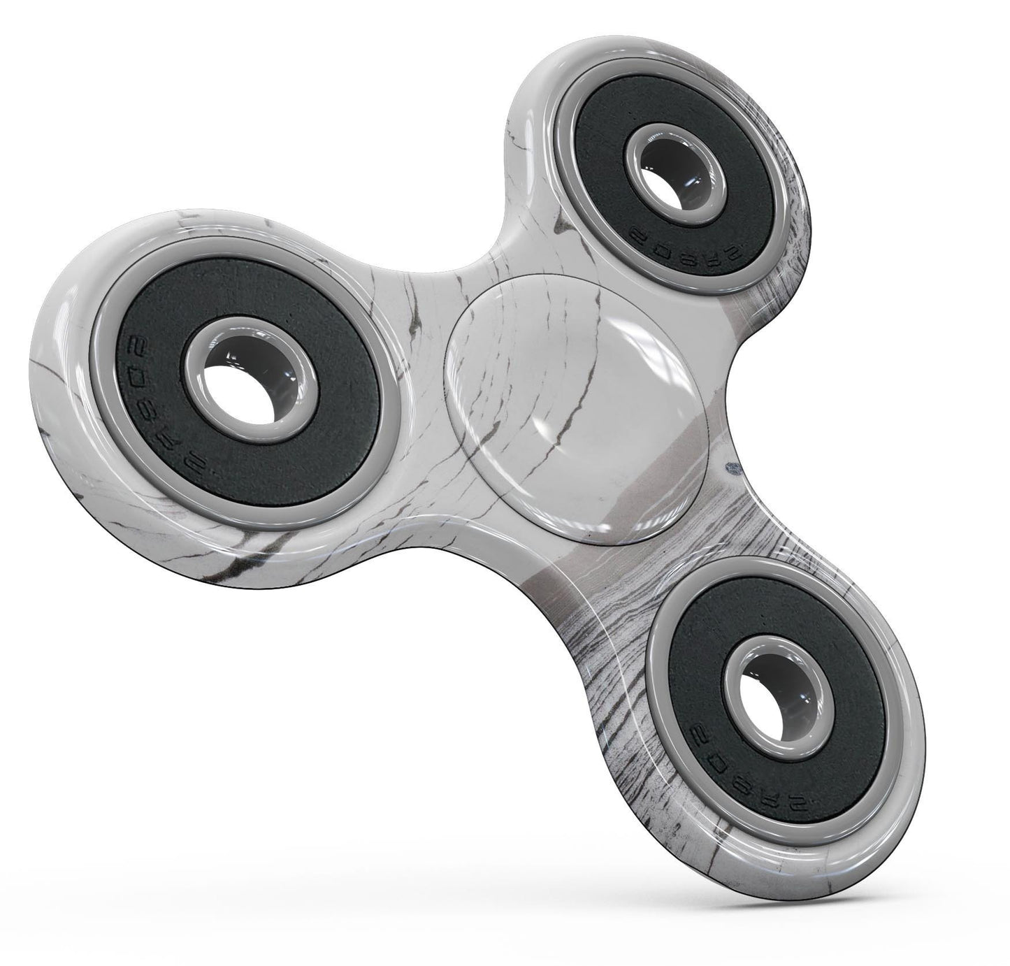 Gray 47 Textured Marble Full-Body Fidget Spinner Skin-Kit