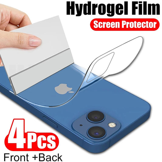 Hydrogel Film for IPhone 12 13 Pro Max Mini Screen Protectors for