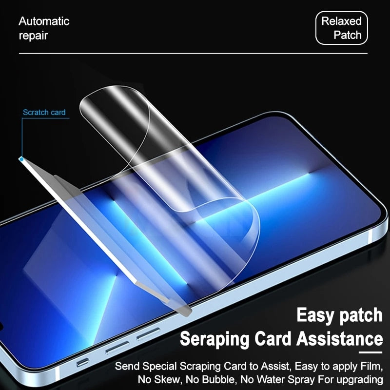 Hydrogel Film for IPhone 12 13 Pro Max Mini Screen Protectors for