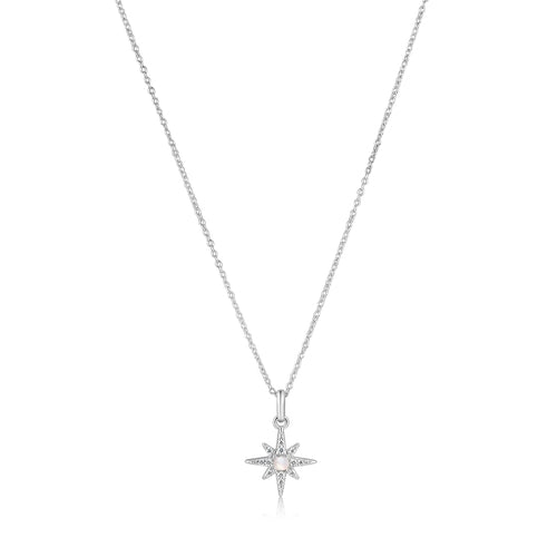 Silver North Star Necklace