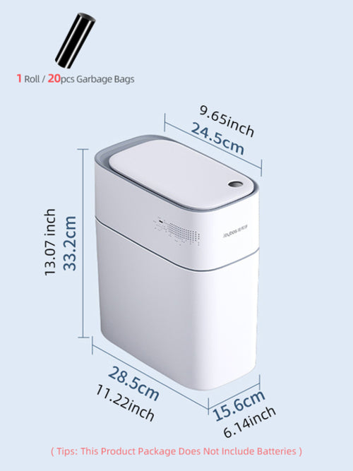 Joybos Automatic Bagging Sensor Trash Can, 14l Home Toilet Kitchen