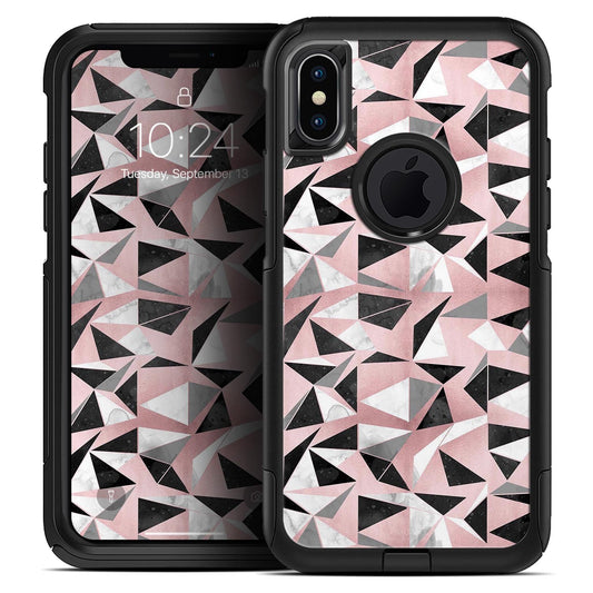 Karamfila Marble & Rose Gold v13 - Skin Kit for the iPhone OtterBox