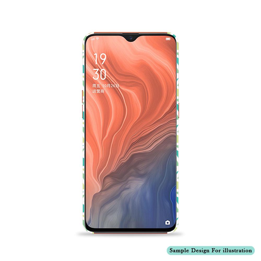 Shiva - Trishul - White Slim Hard Shell Case For Oppo Reno Z