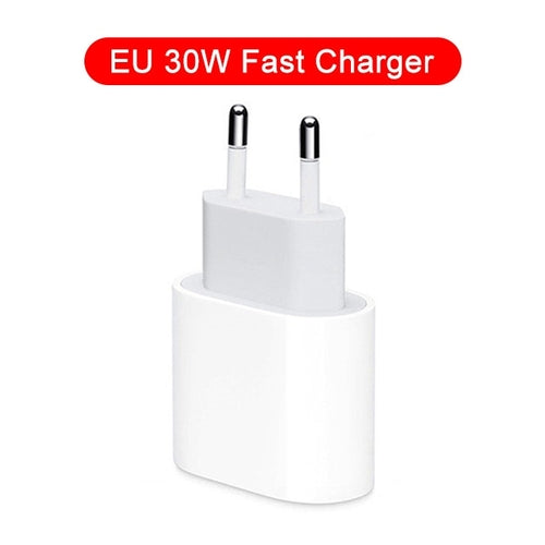 Original Pd 30w Fast Charger For Apple Iphone 14 13 12 11 Pro Max Mini