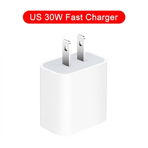 Original Pd 30w Fast Charger For Apple Iphone 14 13 12 11 Pro Max Mini