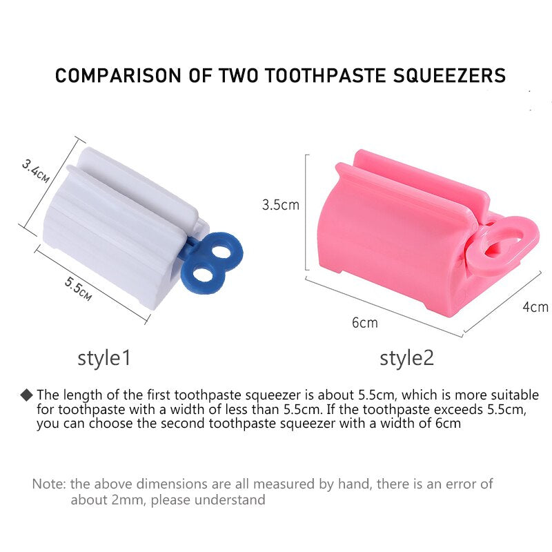 Pasta De Dentes Squeezer Tubo Imprensa Parede Massas Dispenser Com