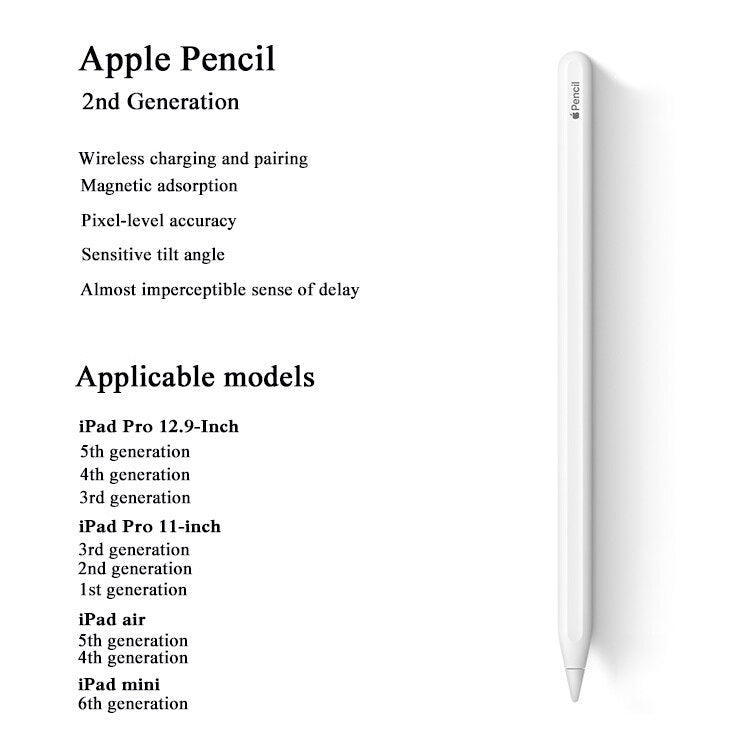 Per Apple Pencil penna stilo di seconda generazione iOS Tablet Touch