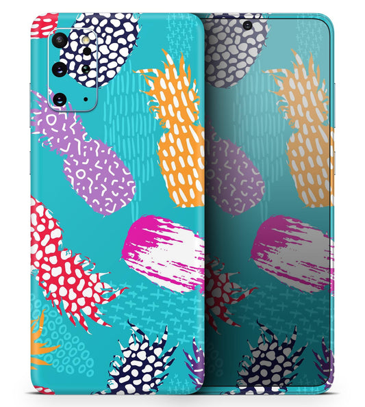 Retro Summer Pineapple v1 - Skin-Kit for the Samsung Galaxy S-Series