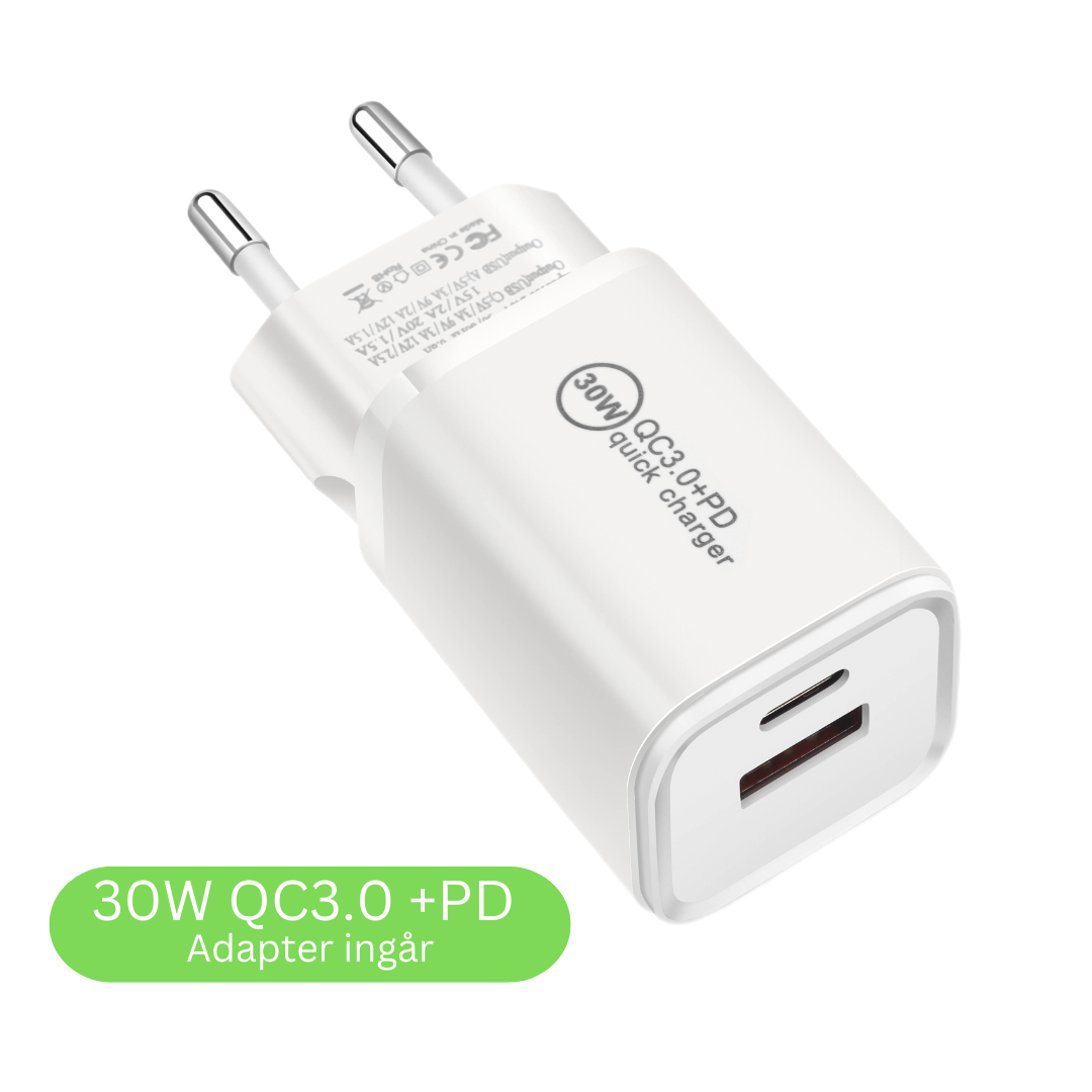 4 i 1 magnetisk trådlös laddstation 30W pd-adapter ingår! iPhone