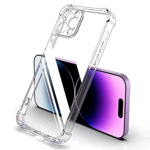 Shockproof Silicone Clear Phone Case for iPhone 13 11 14 Pro Max 12