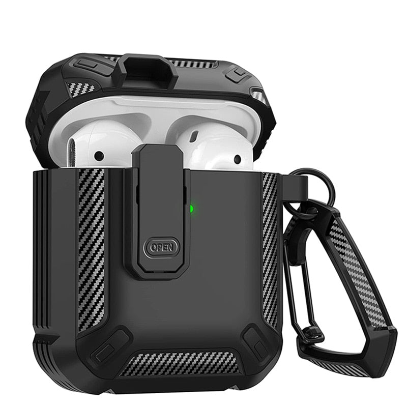Carbon Fiber Earphone Charging Box Cover | Airpods Pro Case Carbon