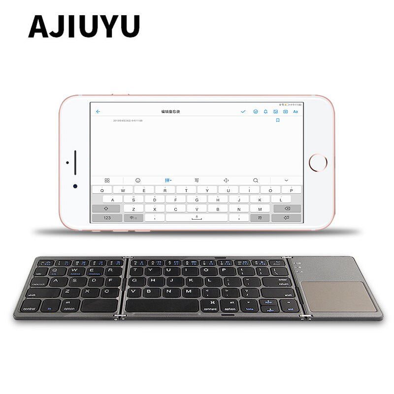 Apple Mobile Phone Keyboard | Folded Wireless Keyboard | Folding