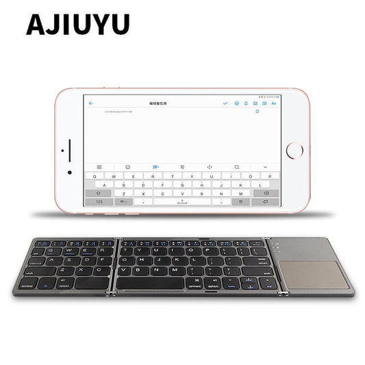 Apple Mobile Phone Keyboard | Folded Wireless Keyboard | Folding