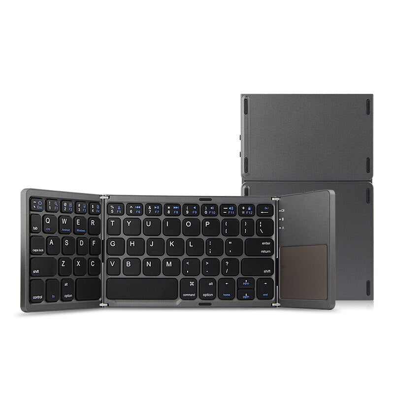 Three Folded Wireless Bluetooth Keyboard For Huawei P10 P9 P8 P7 P6