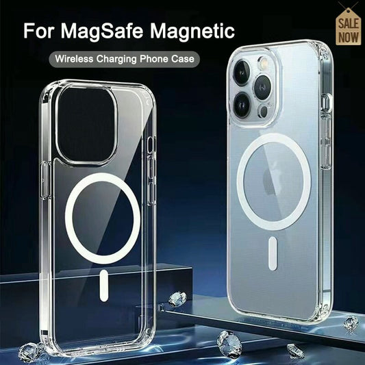 Ultra Clear Magnetic  Magsafing Case For iPhone 14 13 12 11 Pro Max