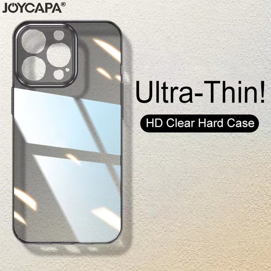 Ultra Thin Pc Hard Crystal Clear Case For Iphone 14 Plus 13 12 11 Pro