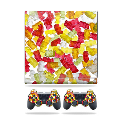 MightySkins PS3SLIM-Gummy Bears Skin for Sony Playstation 3 PS3 Slim P