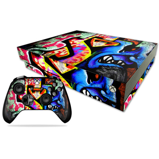 MightySkins MIXBONXCMB-Loud Graffiti Skin Decal Wrap for Microsoft Xbo