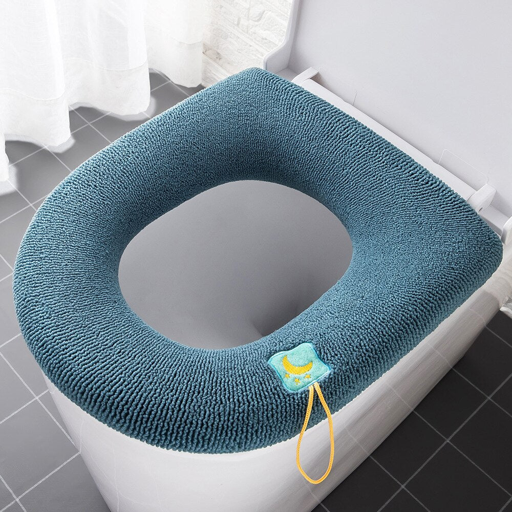 Bathroom Warmer Toilet Seat Cover Pads | Toilet Seat Cover Winter Warm