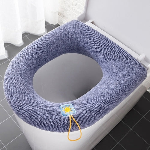 Bathroom Warmer Toilet Seat Cover Pads | Toilet Seat Cover Winter Warm