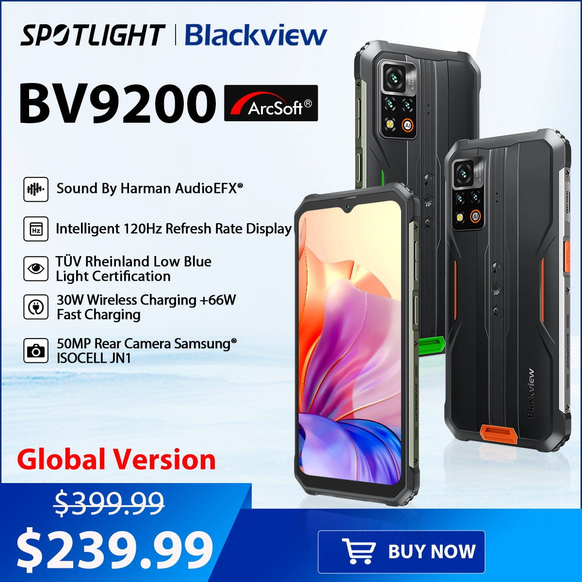 Blackview Bv9200 Mobile Phone | Blackview 8gb Mobile Phone | Mobile