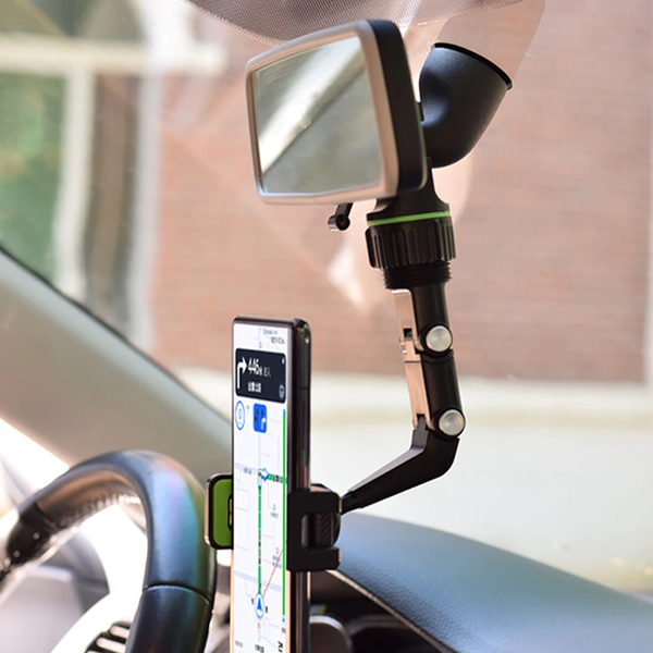 360 Adjustable Rearview Rotating Phone Holder