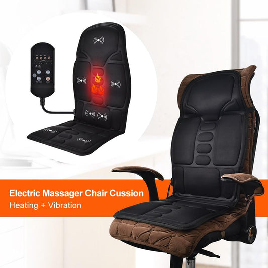 Portable Vibrating Heat Therapy Massage Cushion Mattress